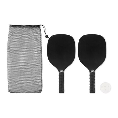 Jeu de pickleball noir | sans marquage | non disponible | non disponible | non disponible