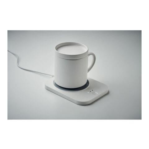 Chargeur chauffe-tasse blanc | sans marquage | non disponible | non disponible