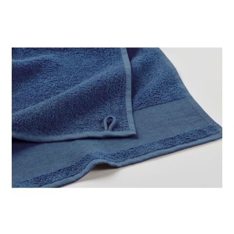 Serviette de bain en coton bleu