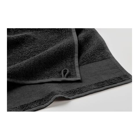 Serviette de bain en coton noir | sans marquage | non disponible | non disponible | non disponible
