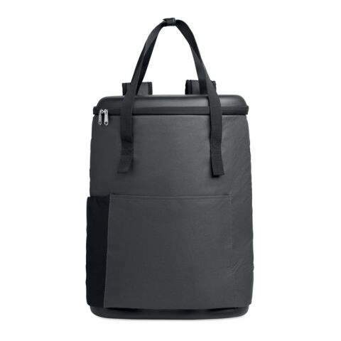 Sac à dos isotherme 600D RPET gris foncé | sans marquage | non disponible | non disponible | non disponible