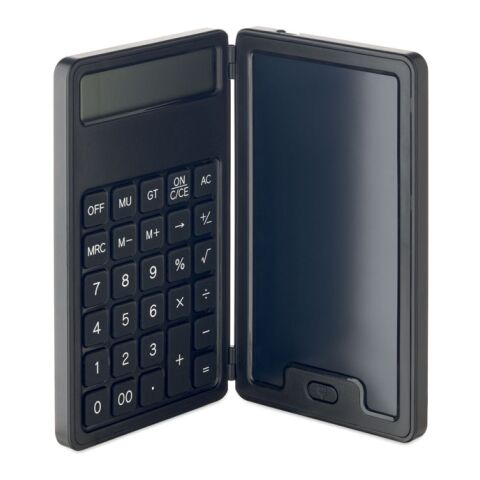 Calculatrice avec tablette LCD noir | sans marquage | non disponible | non disponible | non disponible