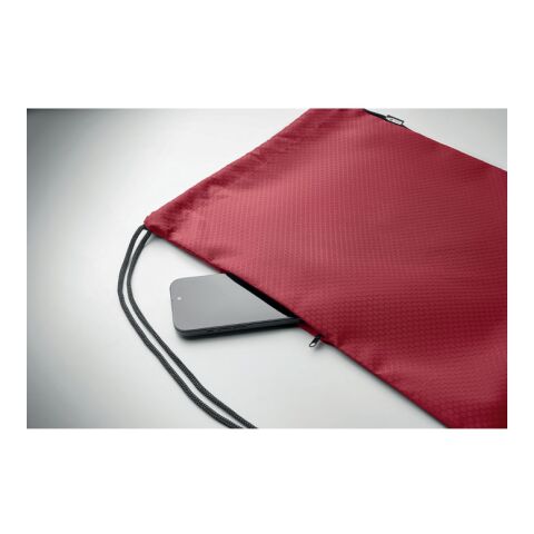Sac à cordon en 420D RPET bordeaux | sans marquage | non disponible | non disponible | non disponible
