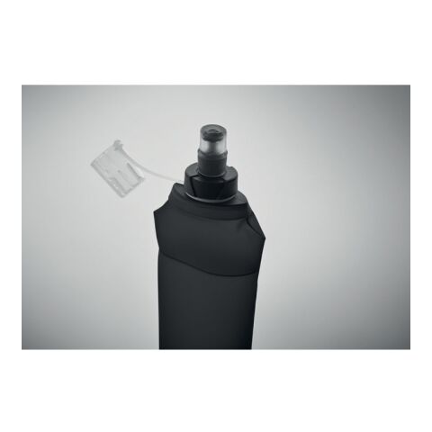 Bouteille d'eau pliable 500ml noir | sans marquage | non disponible | non disponible