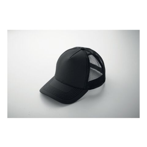 Casquette trucker à 5 panneaux noir | sans marquage | non disponible | non disponible | non disponible