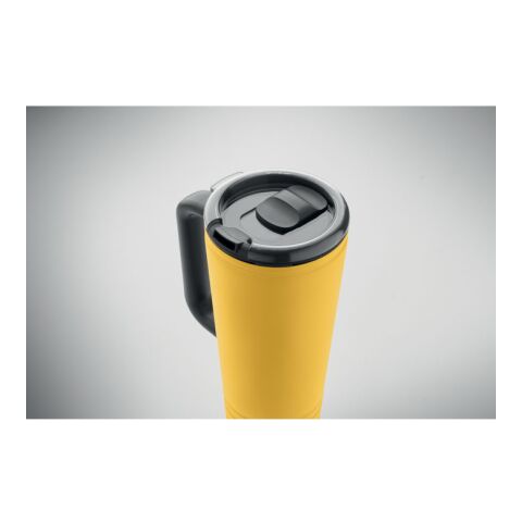 Gobelet à double paroi de 700ml jaune | sans marquage | non disponible | non disponible | non disponible