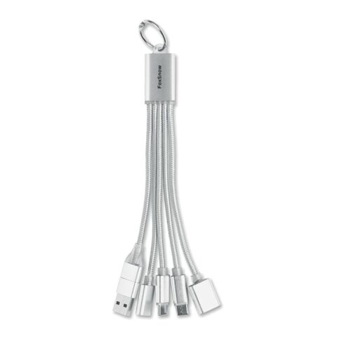 Porte-clés 3-en-1 argent