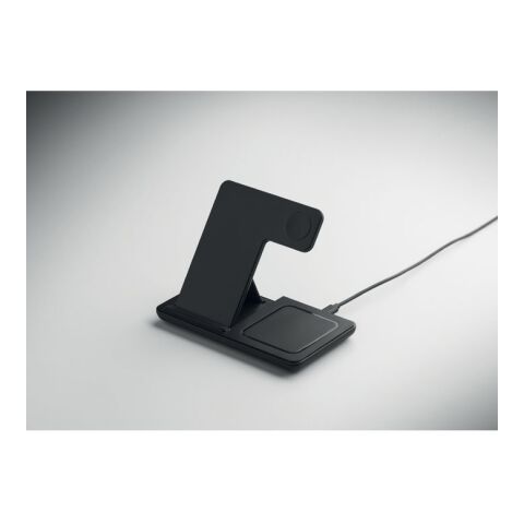 Chargeur pliable 3-en-1 15W noir