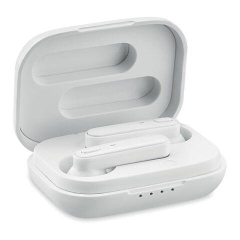 2 écouteurs TWS blanc | sans marquage | non disponible | non disponible | non disponible