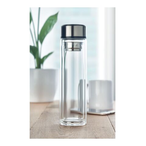 Bouteille verre double paroi transparent | sans marquage | non disponible | non disponible