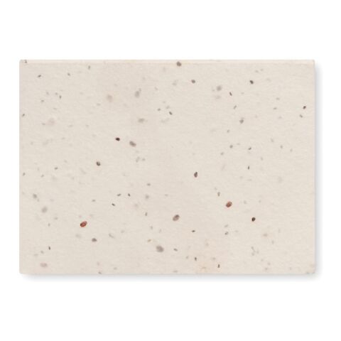 Bloc-notes avec couverture à planter blanc | sans marquage | non disponible | non disponible