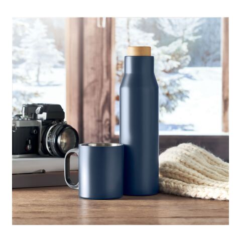 Flacon à double paroi 500 ml Marine foncé | sans marquage | non disponible | non disponible | non disponible