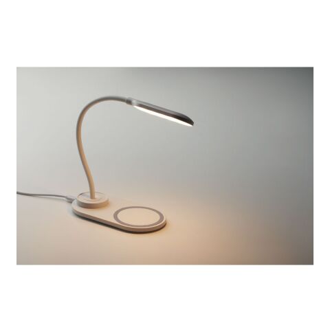 Lampe et chargeur de bureau blanc | sans marquage | non disponible | non disponible | non disponible