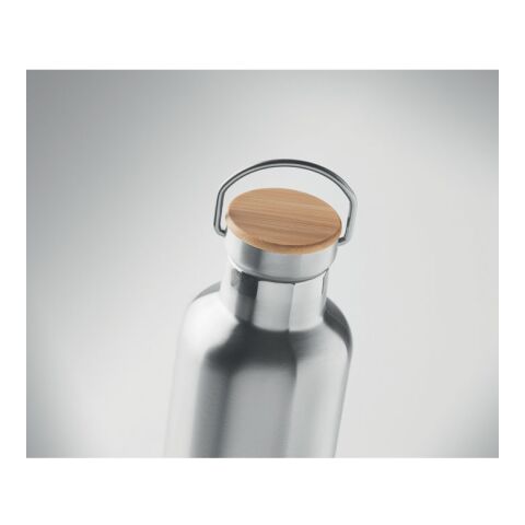 Bouteille double paroi 1L argent mate | sans marquage | non disponible | non disponible | non disponible