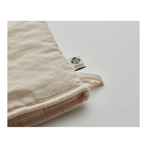 Gant de cuisine en coton organi beige | sans marquage | non disponible | non disponible | non disponible