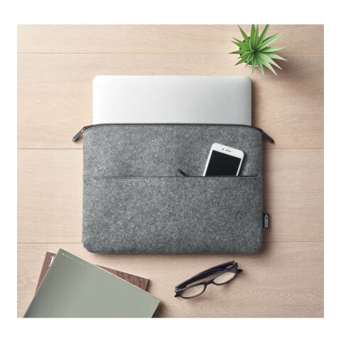 Sac pour ordinateur en RPET gris | sans marquage | non disponible | non disponible | non disponible