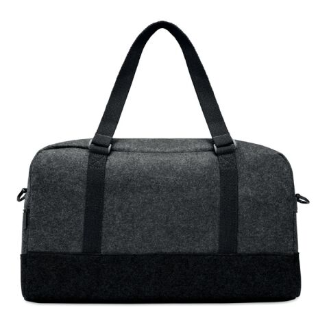 Sac de week-end en feutre RPET gris foncé | sans marquage | non disponible | non disponible | non disponible