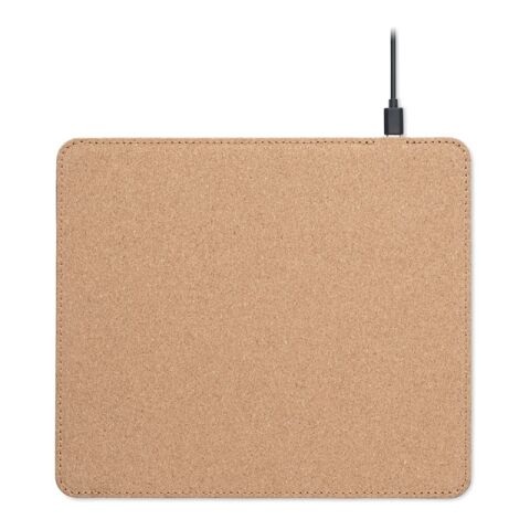 Tapis de souris chargeur liège beige | sans marquage | non disponible | non disponible