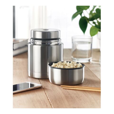 Bocal double paroi 800ml argent mate | sans marquage | non disponible | non disponible | non disponible