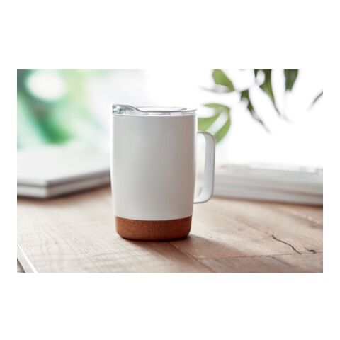 Gobelet double paroi 300ml blanc | sans marquage | non disponible | non disponible