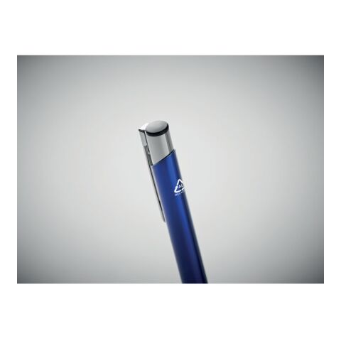 Stylo à bille en alu recyclé 'Dona' bleu royal | sans marquage | non disponible | non disponible