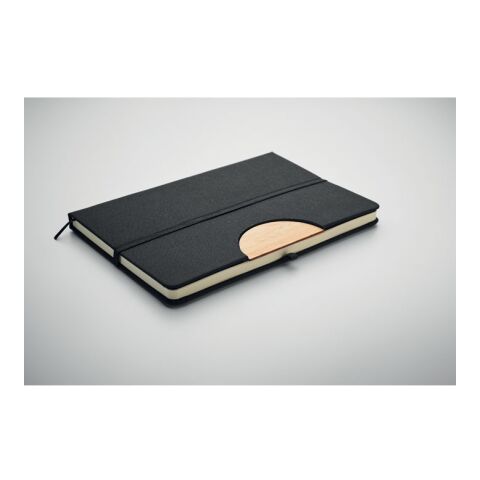 Carnet A5 RPET 80 pages lignées noir | sans marquage | non disponible | non disponible | non disponible