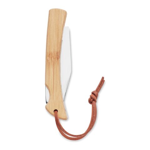 Couteau pliable en bambou bois | sans marquage | non disponible | non disponible | non disponible