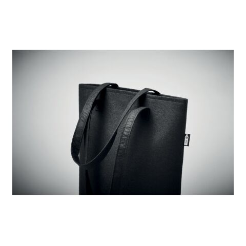Sac Shopping en feutre RPET noir | sans marquage | non disponible | non disponible | non disponible
