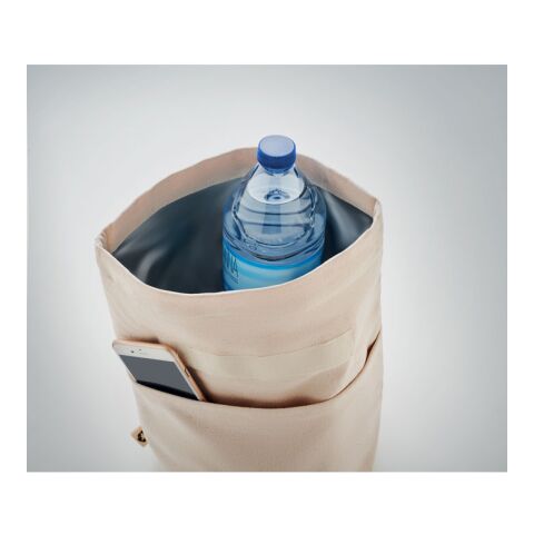 Recycled cotton cooler bag beige | sans marquage | non disponible | non disponible | non disponible