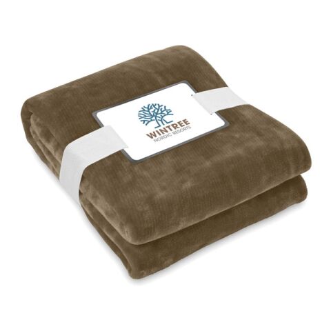 RPET fleece blanket 280 gr/m² Terre | sans marquage | non disponible | non disponible | non disponible