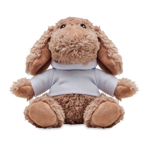 Dog plush wearing a hoodie blanc | sans marquage | non disponible | non disponible | non disponible