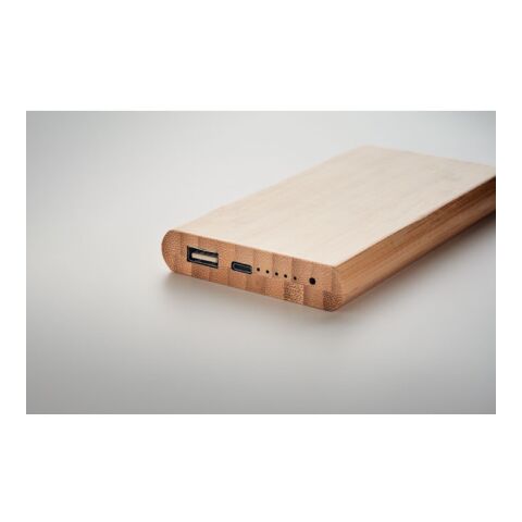 6000 mAh Bamboo power bank bois | sans marquage | non disponible | non disponible