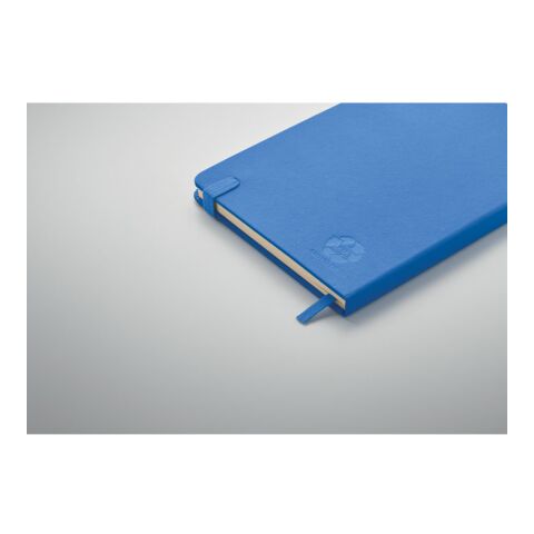 Recycled PU A5 lined notebook bleu royal | sans marquage | non disponible | non disponible | non disponible