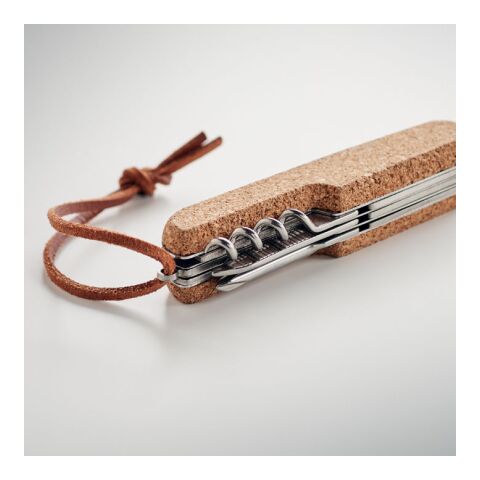 Couteau multi-outils en liège beige | sans marquage | non disponible | non disponible