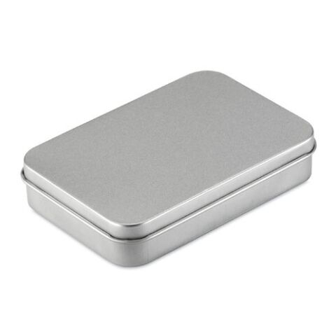 Cartes à jouer boîte étain argent mate | sans marquage | non disponible | non disponible