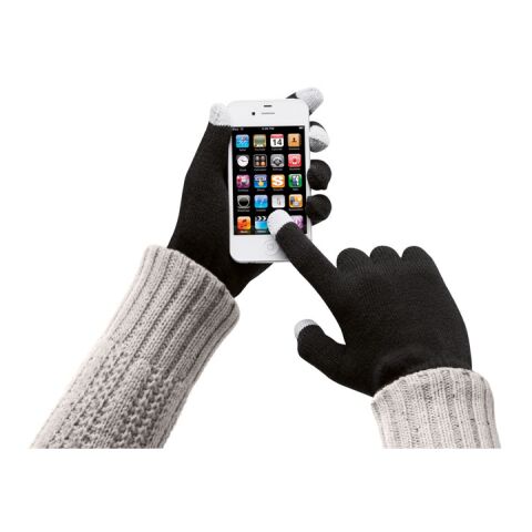 Gants tactiles smartphones noir | sans marquage | non disponible | non disponible | non disponible