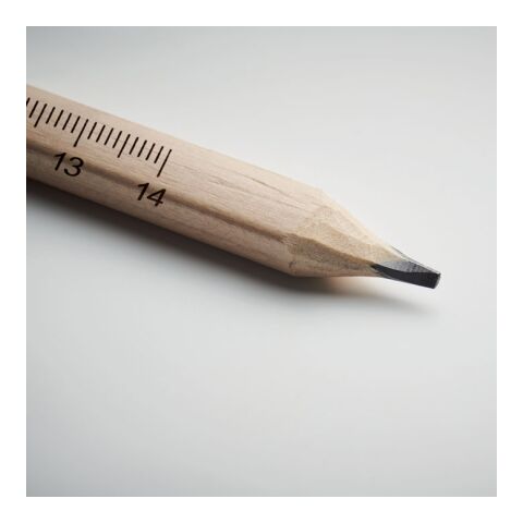 Crayon de charpentier bois-règle 14 cm bois | sans marquage | non disponible | non disponible