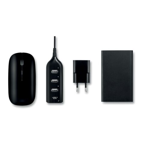 Accessoires informatiques dans pochette noir | sans marquage | non disponible | non disponible | non disponible