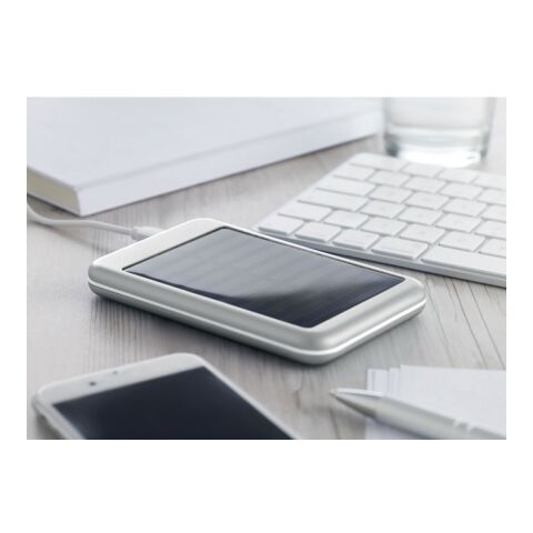 Powerbank solaire 4000mAh gris transparent | sans marquage | non disponible | non disponible