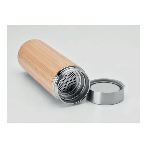 Gourde double paroi Bambou bois | sans marquage | non disponible | non disponible | non disponible
