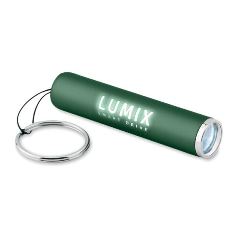 Lampe torche en plastique. Vert foncé
