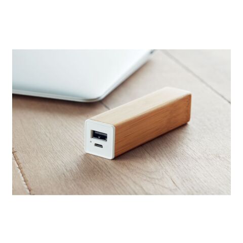 Powerbank bambou 2200 mAh bois | sans marquage | non disponible | non disponible