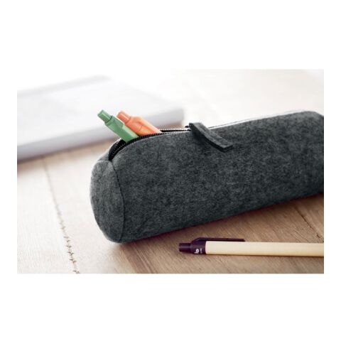 Étui à crayons en feutre gris foncé | sans marquage | non disponible | non disponible | non disponible