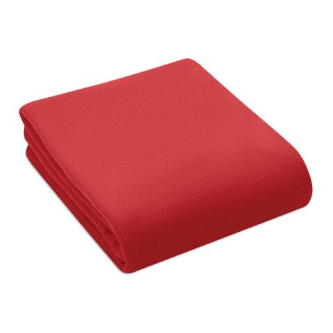 Couverture de voyage en RPET rouge | sans marquage | non disponible | non disponible | non disponible