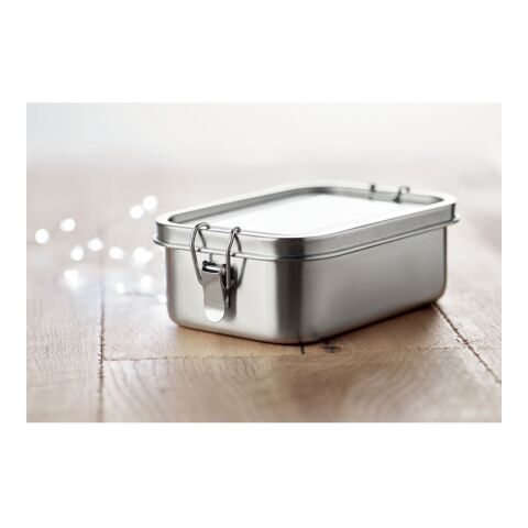 Lunch box en acier inox. 750ml argent mate | sans marquage | non disponible | non disponible | non disponible
