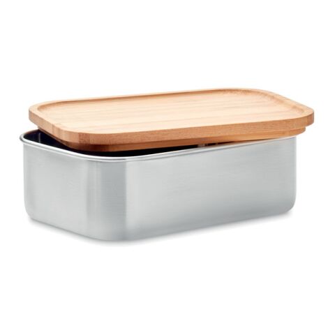 Lunch box en acier inox. 600ml bois | sans marquage | non disponible | non disponible | non disponible