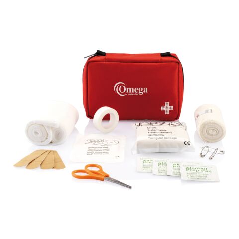 Kit de premiers soins de la taille d’une enveloppe rouge | sans marquage | non disponible | non disponible