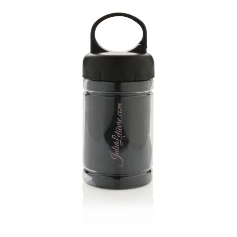 Serviette sport rafraichissante noir | sans marquage | non disponible | non disponible | non disponible