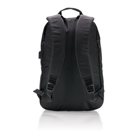 Sac à dos pour ordinateur avec prise USB noir | sans marquage | non disponible | non disponible | non disponible