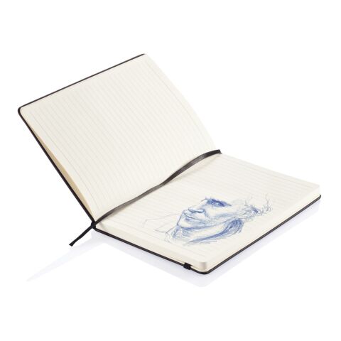 Carnet de note A5 - pages lignées noir | sans marquage | non disponible | non disponible